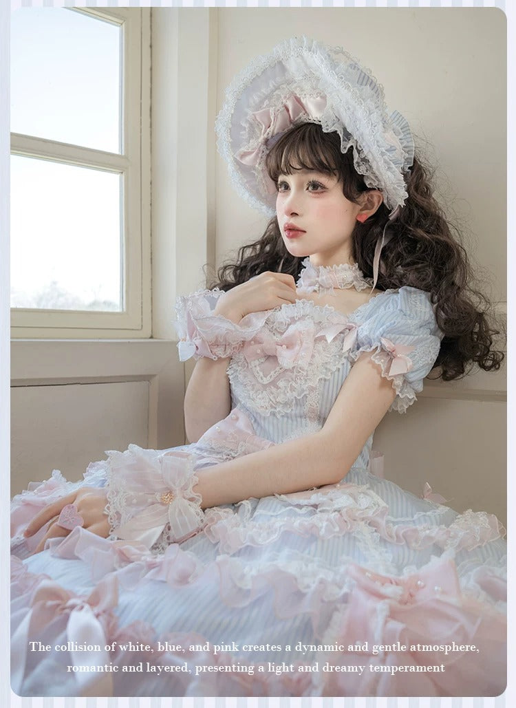 【受注予約~8/3】Striped Maiden アクセサリー【花与珍珠匣】