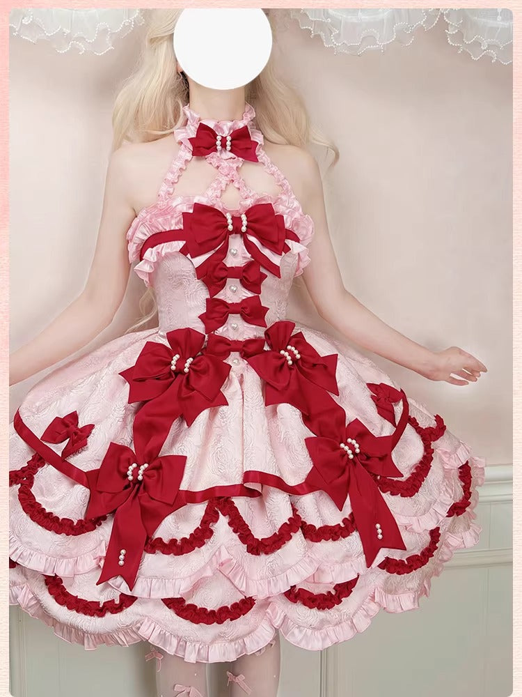 【受注予約~4/1】Sweetheart Petals ワンピース・付け袖【Alice Girl】