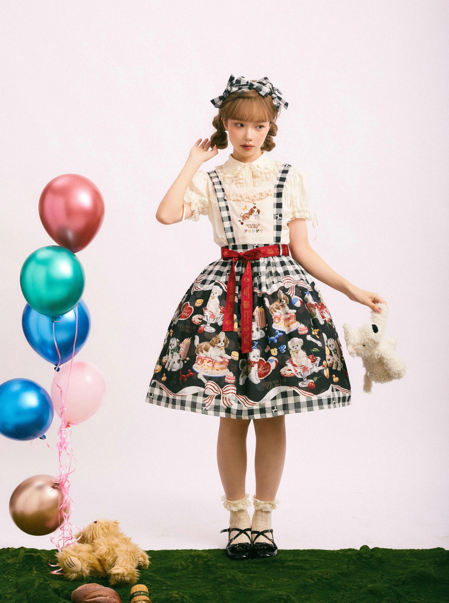 Hunde-Konditor-Pulloverrock [Little Red Cat Paradise]