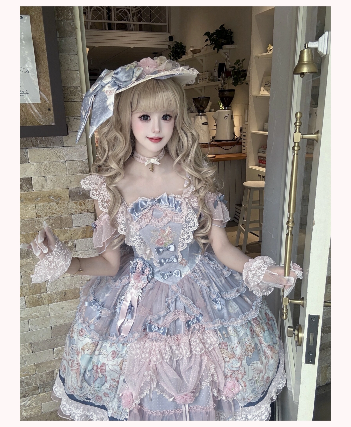 【受注予約~7/26】Cupid, God of Love ワンピース・ジャンパースカート【Dreamscape Double Cherry Blossom Box】