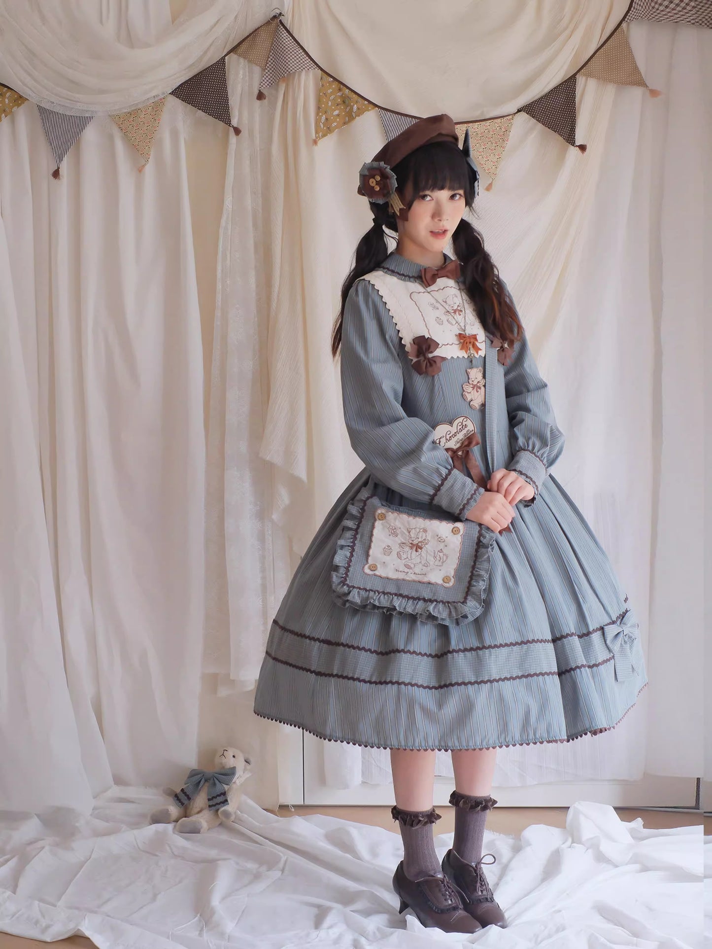 【受注予約~11/10】Bear Cake アクセサリー【Stamp Albums】