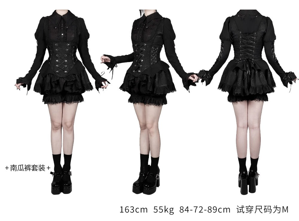 【受注予約~11/19】Camilla スカート・ドロワーズ【Kuroya】