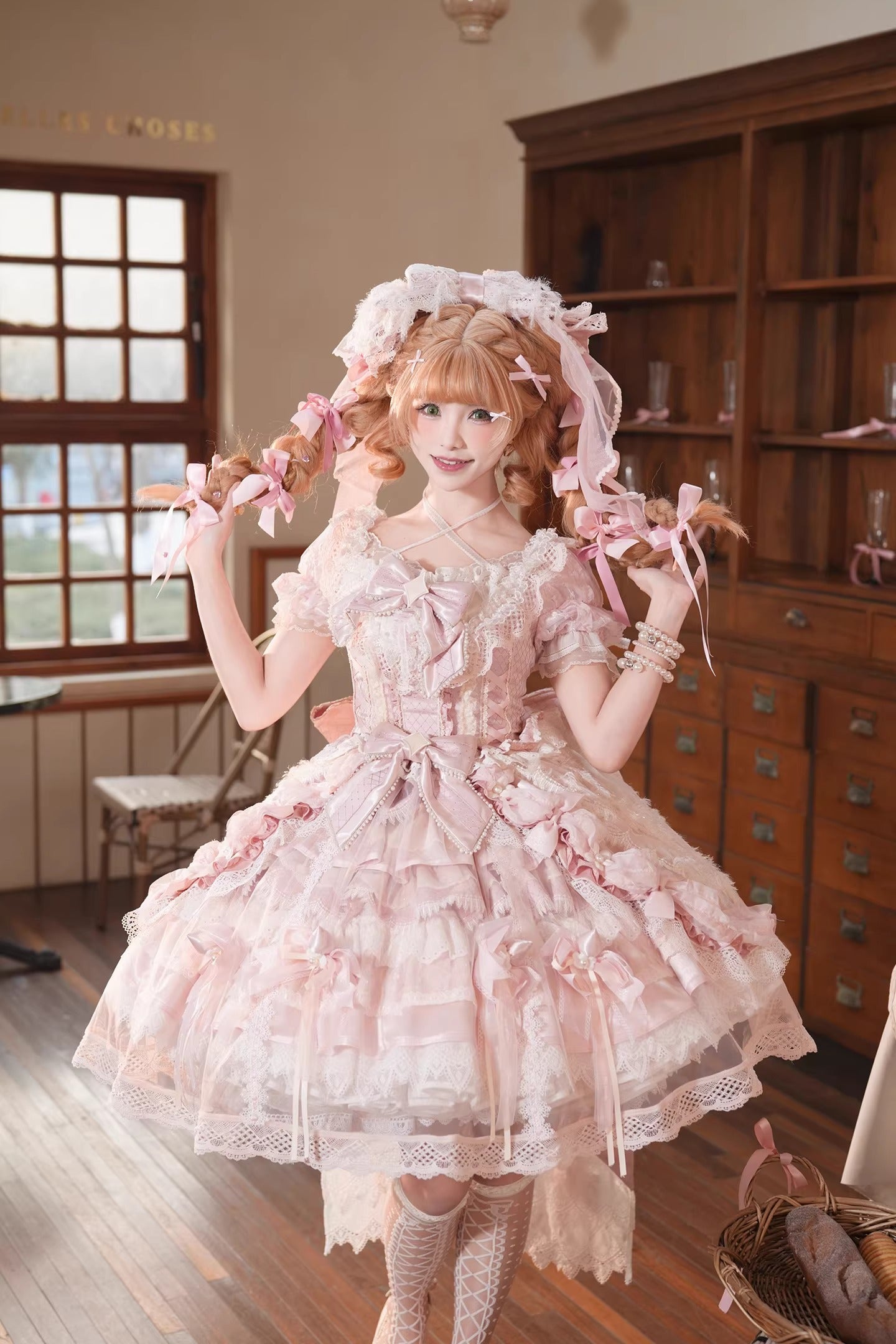 【受注予約~2/26】Love Snow Strawberry ワンピース・フルセット【Felinae Cookie】