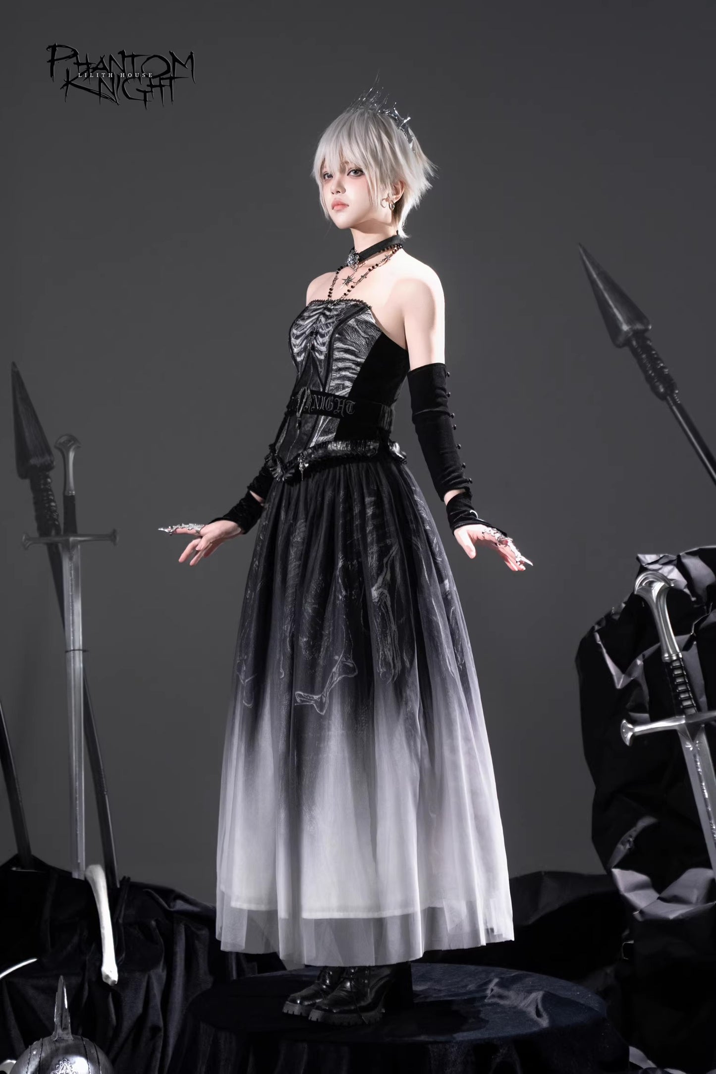 【受注予約~6/8】Ghost Rider コルセット・スカート【Lilith House】