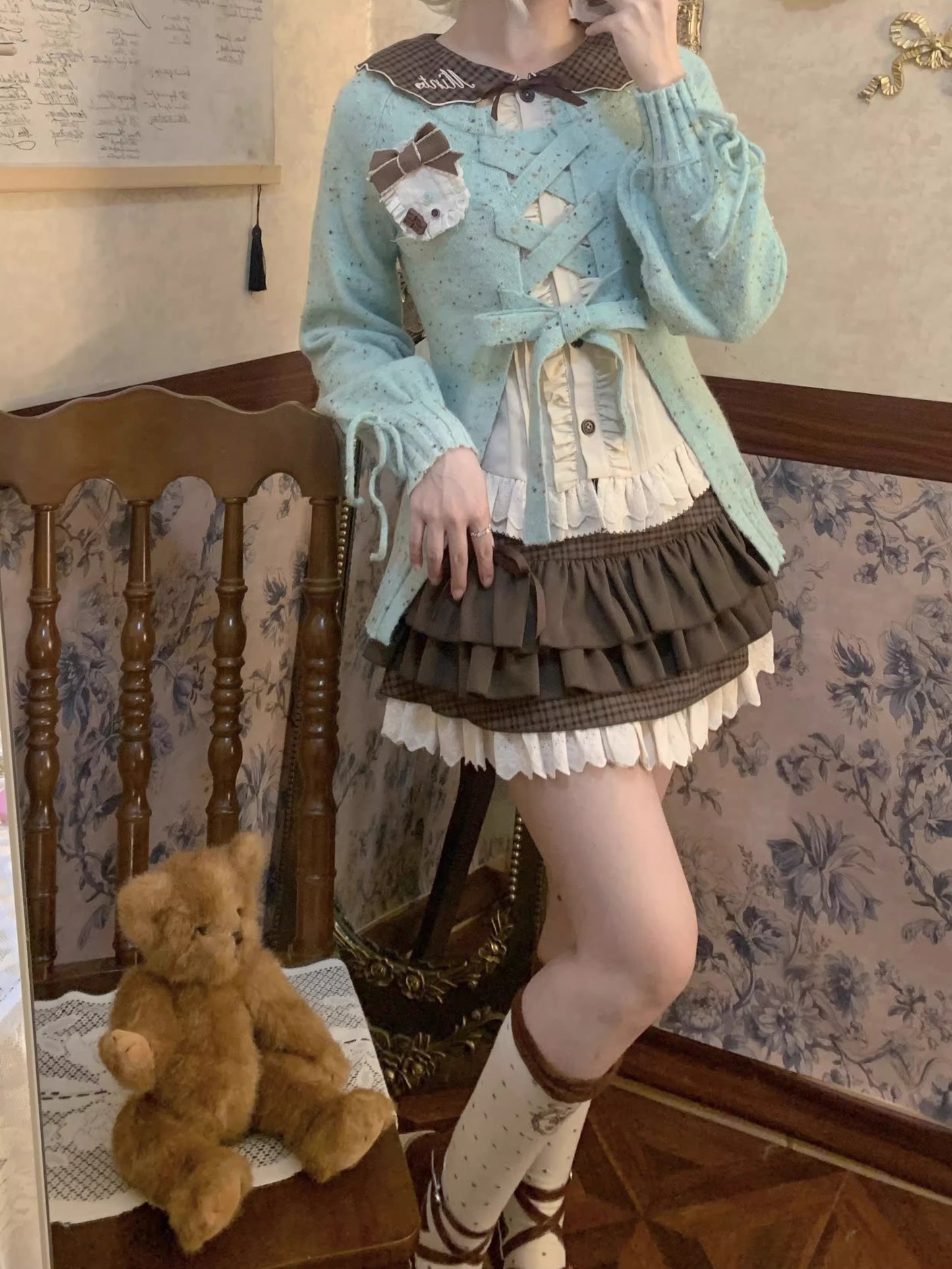 チョコレート ブラウス・スカート【甜蜜梦境】