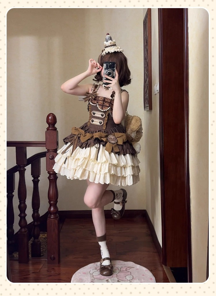 [Pre-orders until October 9th] Hazelnut Cocoa Dress/Jumper Skirt [Doujingo]