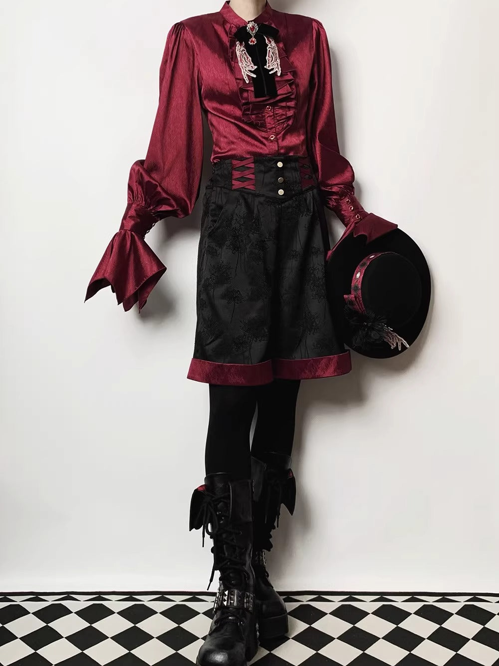 【受注予約~2/24】Returning on a Moonlit Night パンツ【Miss Point】