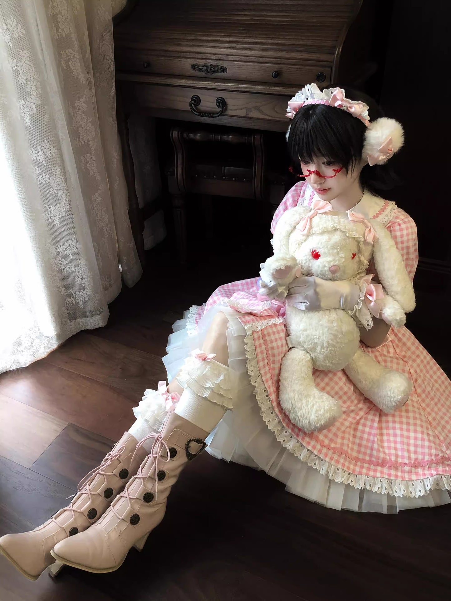 【受注予約~11/20】Ribbondoll ワンピース【Cutey Mask】