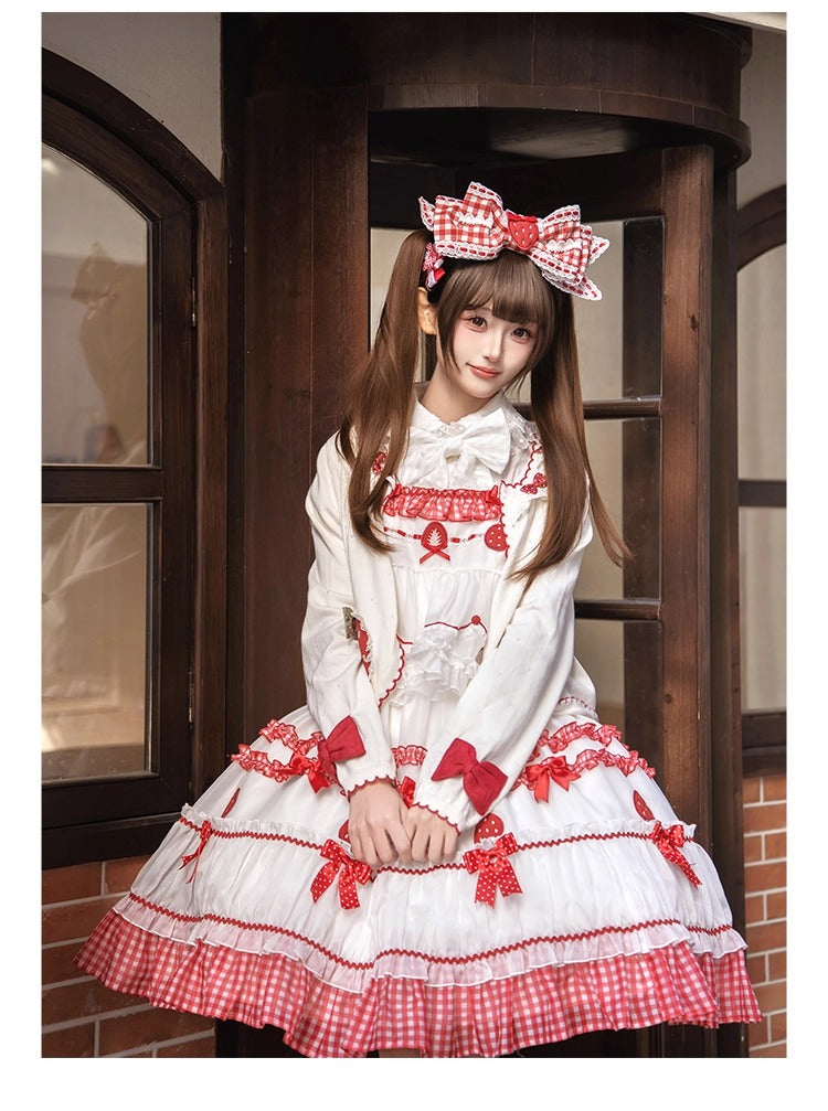 Be My Valentineジャンパースカート赤 Be My Valentine JSK (2019 2nd Release) by Angelic Pretty