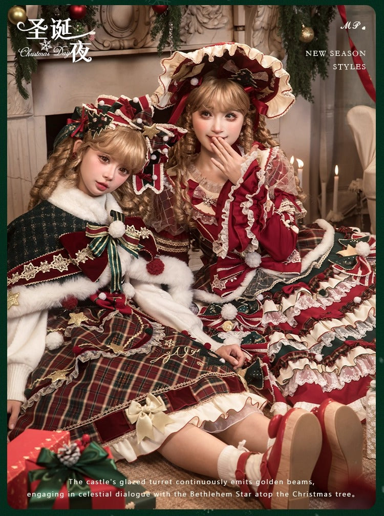 【受注予約~10/28】Christmas Eve ワンピース・ジャンパースカート【花与珍珠匣】