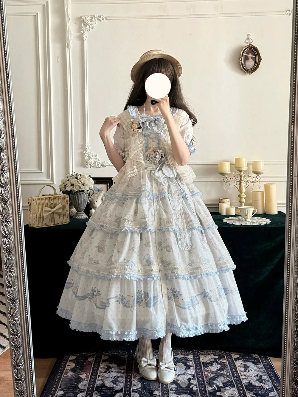 【受注予約~6/11】Blossom Lamb ワンピース(タイプ1)【Miss Point】