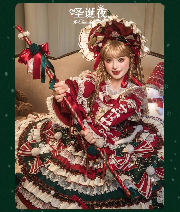 【受注予約~10/28】Christmas Eve ワンピース・ジャンパースカート【花与珍珠匣】