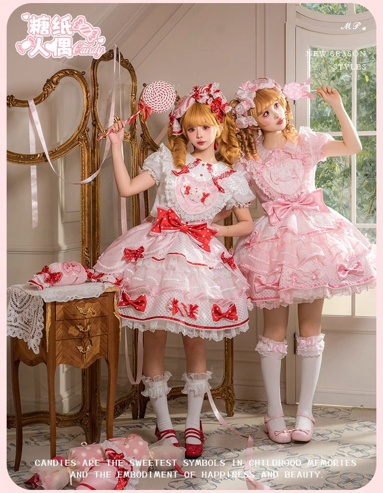 【受注予約~12/8】Candy Wrapper トップス・スカート【花与珍珠匣】