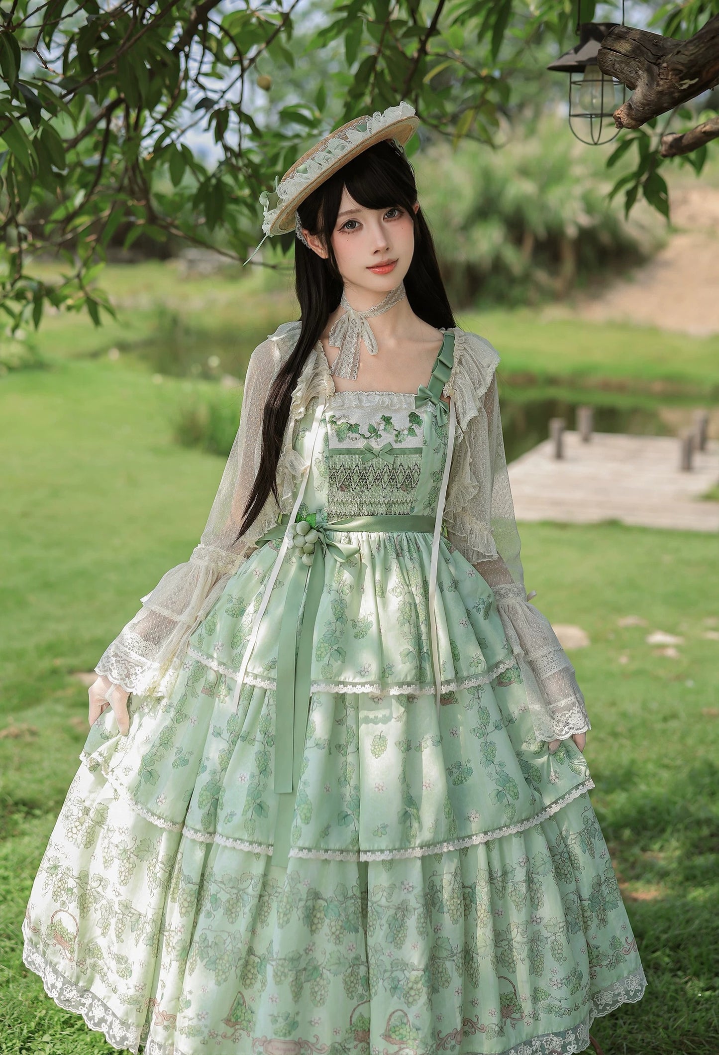 【受注予約~7/29】Vineyard Serenade ジャンパースカート【TwilightCrush】
