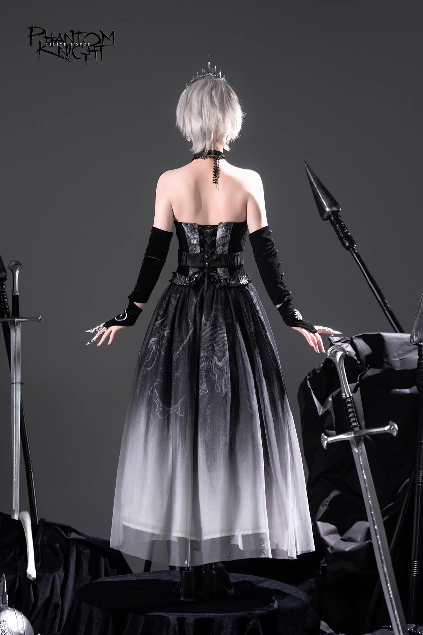 【受注予約~6/8】Ghost Rider コルセット・スカート【Lilith House】