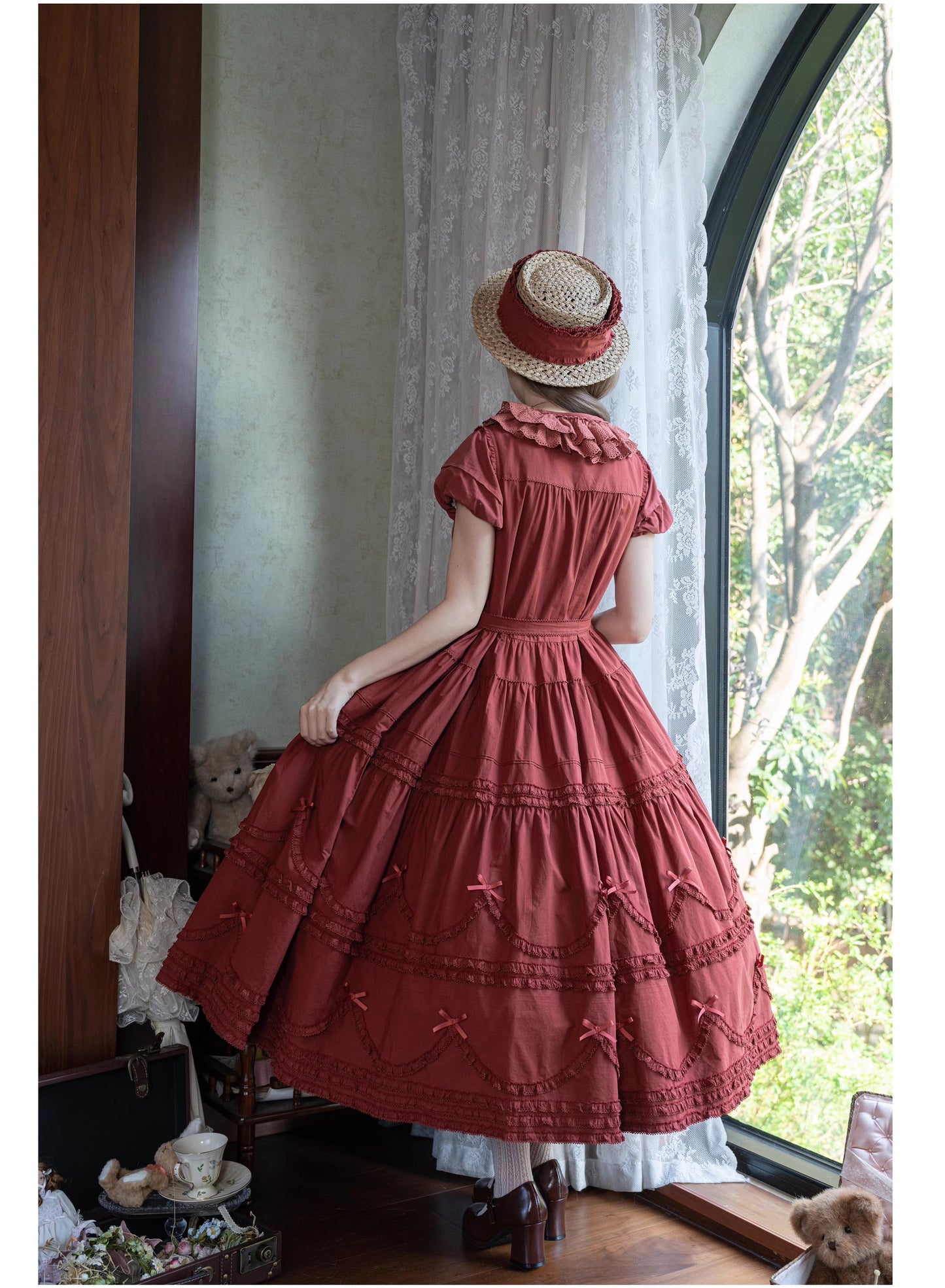 [Vorbestellungen bis 24. September] Warm Sun Palette Jumper Skirt (Typ 2) Lange Länge [Warm Sun Western Clothing]