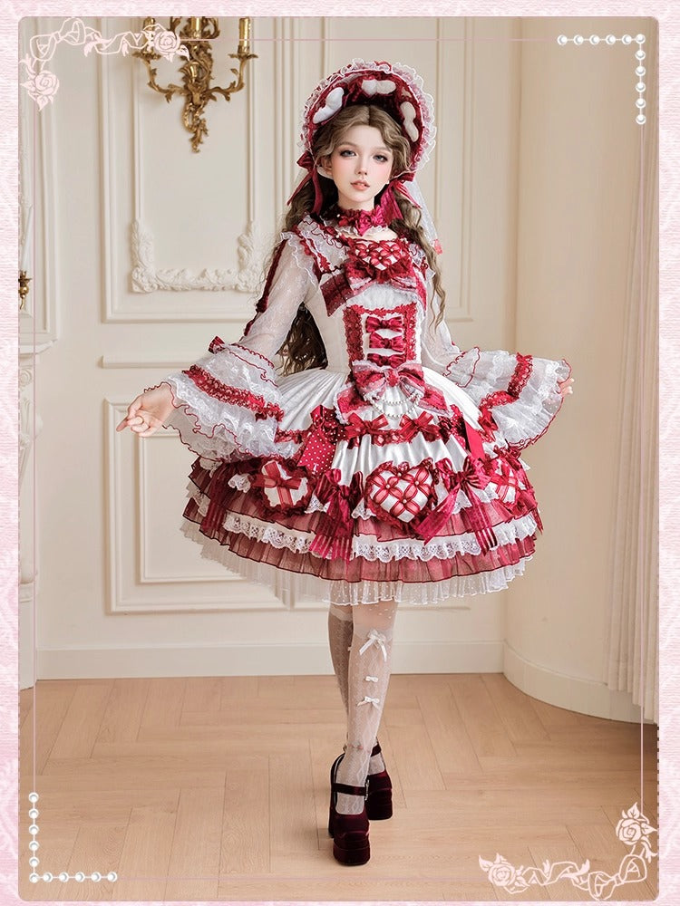 【受注予約~12/25】Love Heart ブラウス【双生小熊】