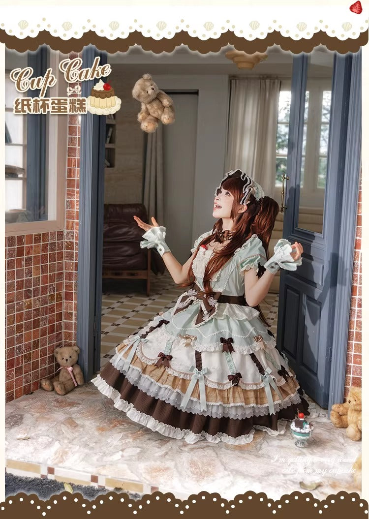 【受注予約~1/26】CupCakes ワンピース【花与珍珠匣】