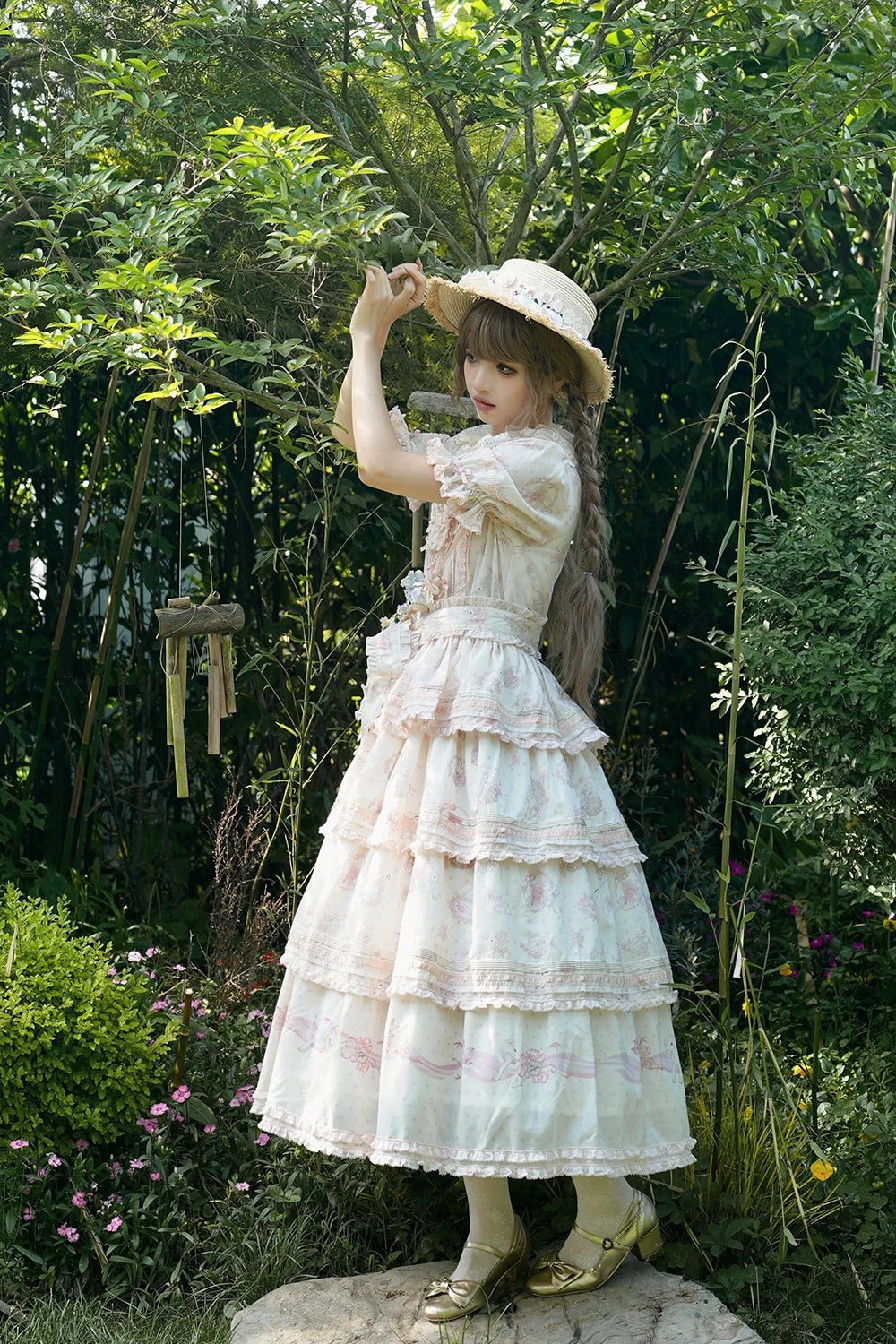 【受注予約~6/11】Blossom Lamb ワンピース(タイプ1)【Miss Point】