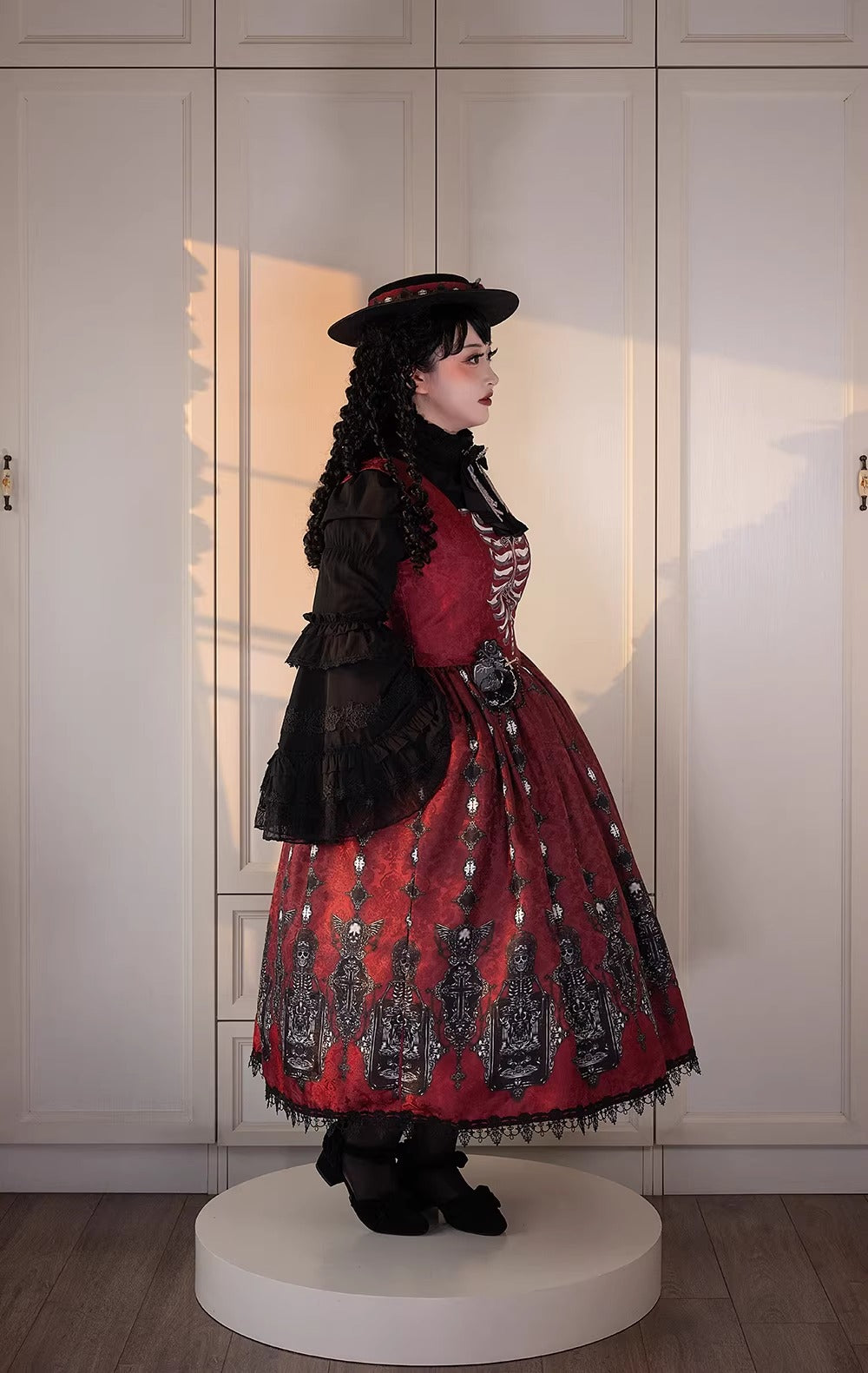 【受注予約~2/24】Returning on a Moonlit Night ジャンパースカート【Miss Point】