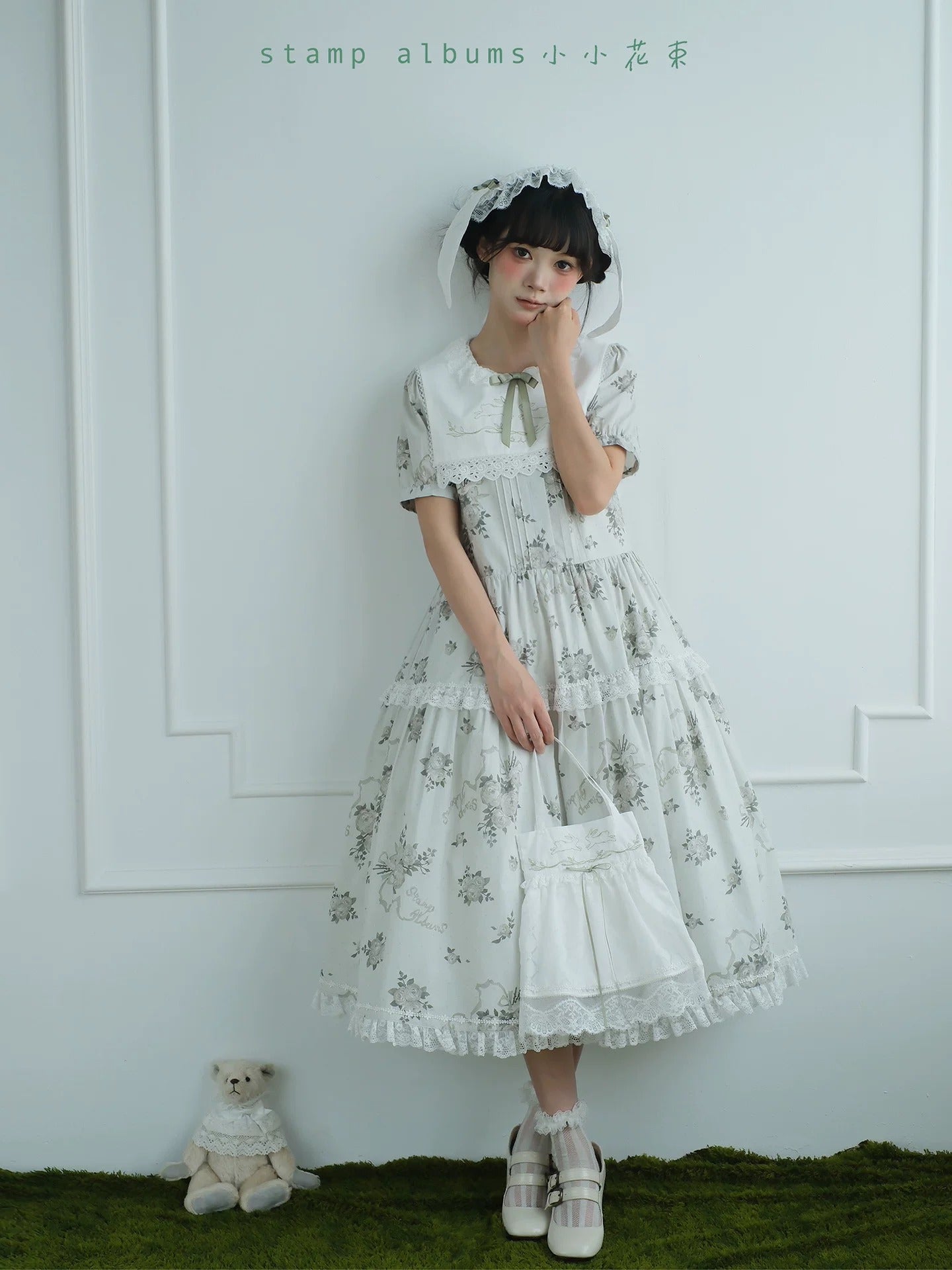 【受注予約~7/2】Petit Bouquet ワンピース・ジャンパースカート【Stamp Albums】