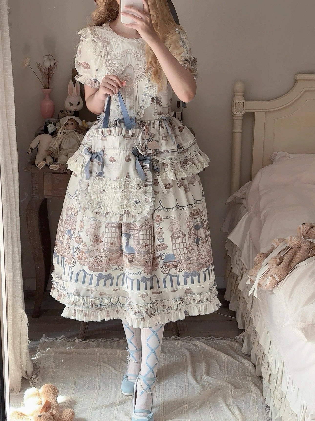 【受注予約~12/10】Antique Dessert Shop アクセサリー【babyblue】