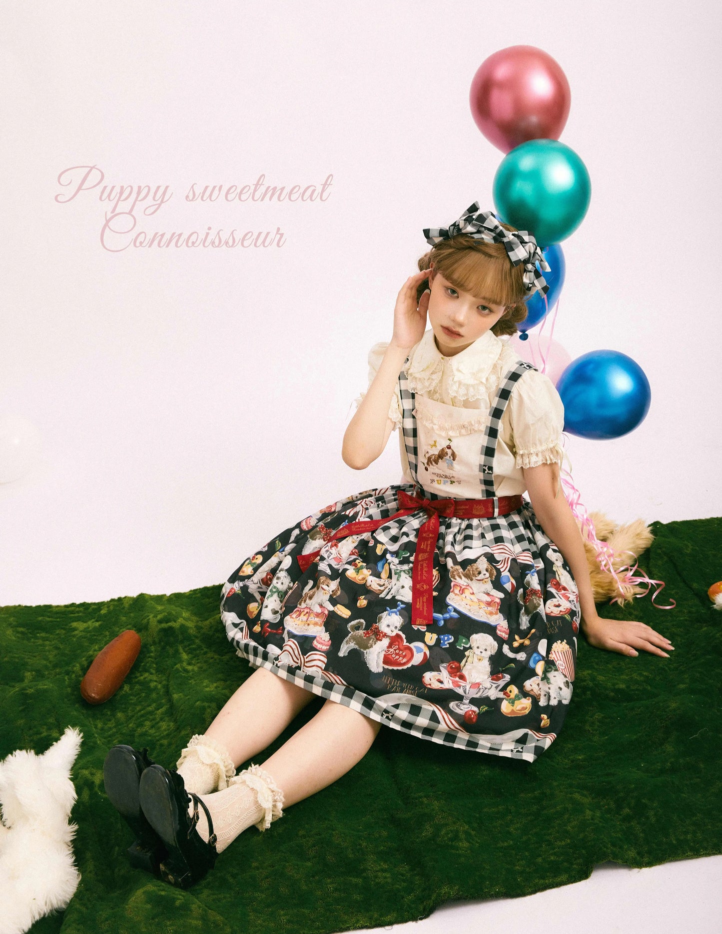 Hunde-Konditor-Pulloverrock [Little Red Cat Paradise]