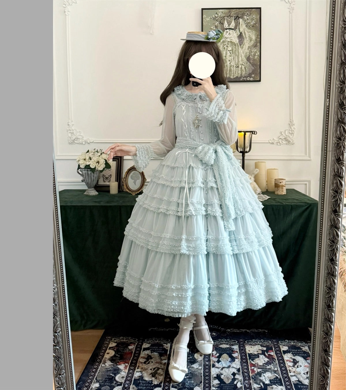 【受注予約~12/24】Lillian's Summer ジャンパースカート(タイプ1・ショート丈)【Spring Flower Language】