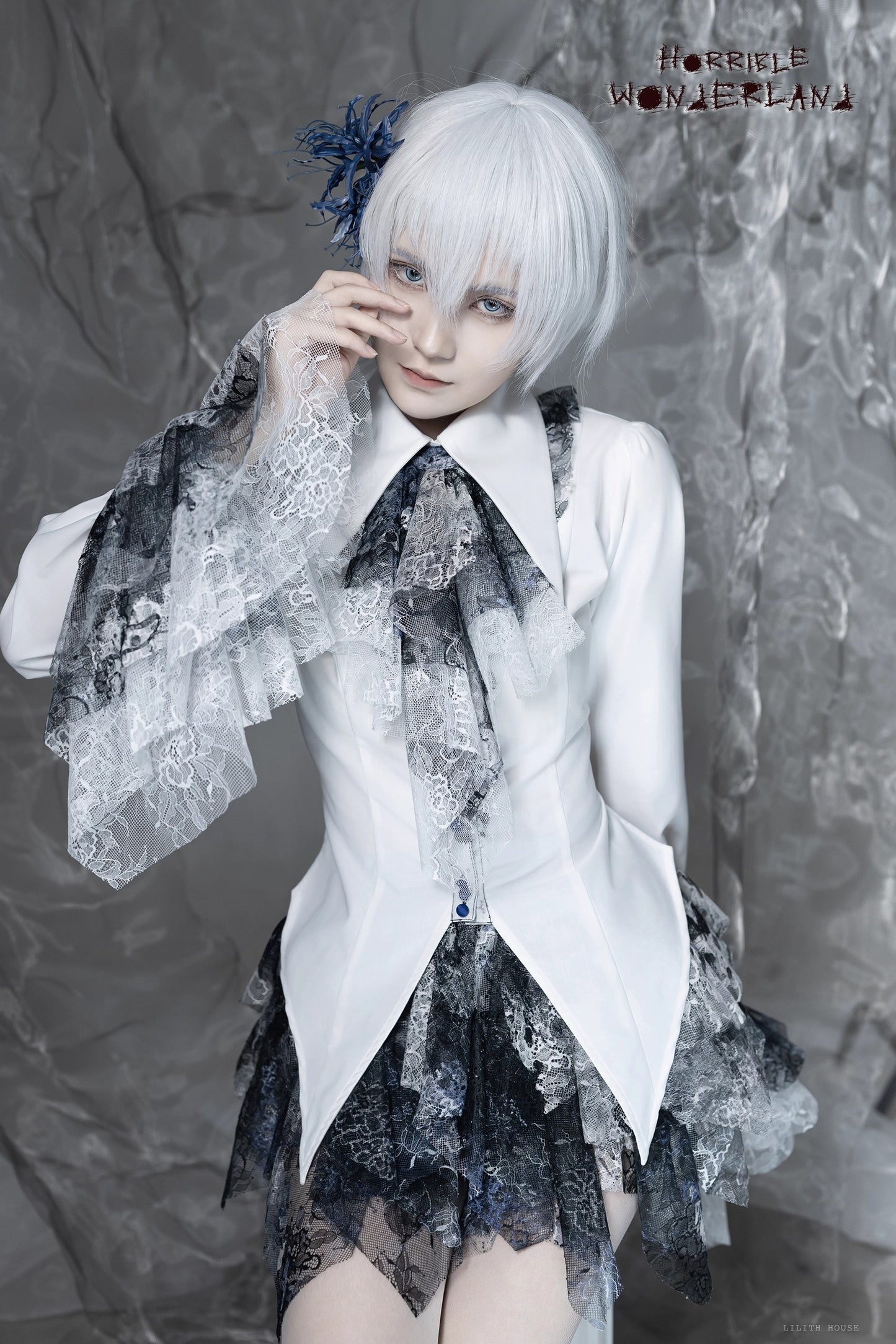 【受注予約~12/10】Horrible Wonderland ブラウス(無地ver.)【Lilith House】