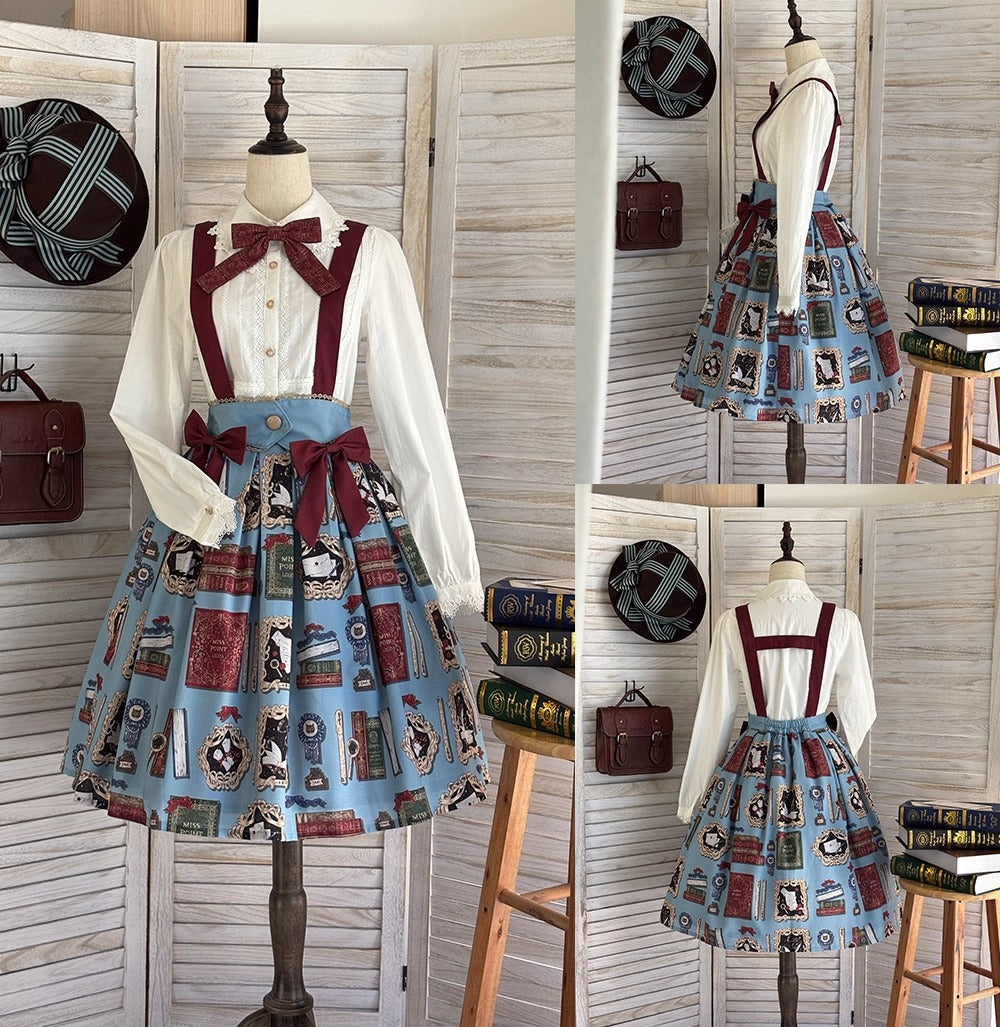 【受注予約~10/22】Wheat Book サロペット【Miss Cube】