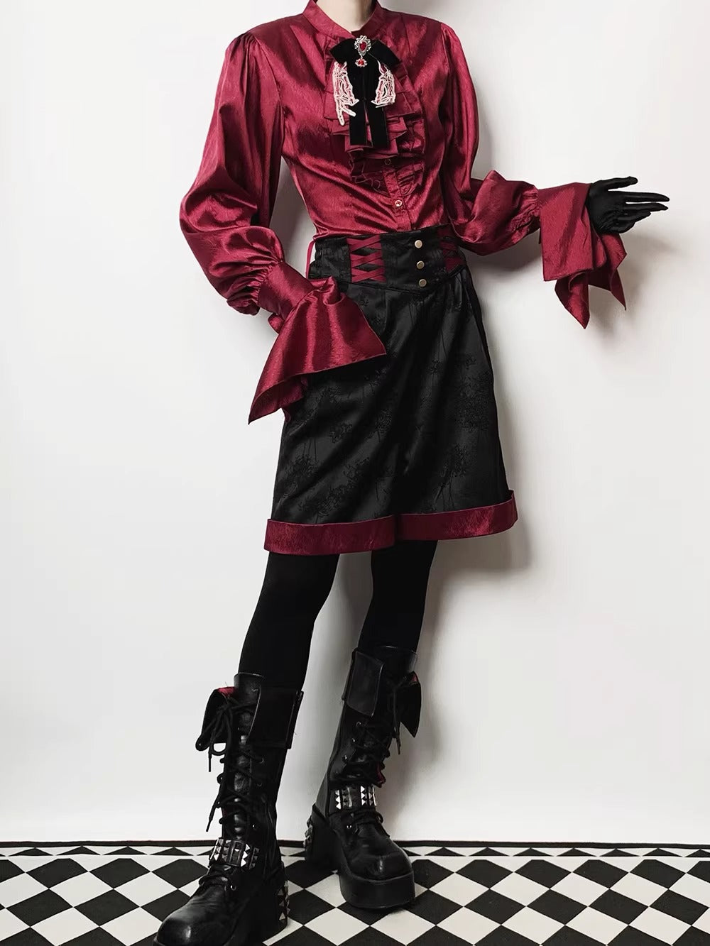 【受注予約~2/24】Returning on a Moonlit Night パンツ【Miss Point】