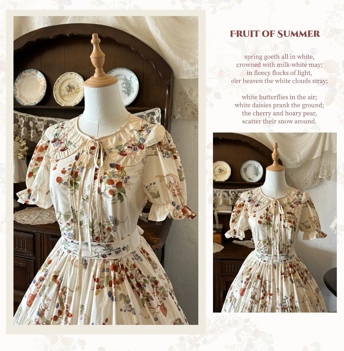 Summer Berrys ワンピース【Zoncel】