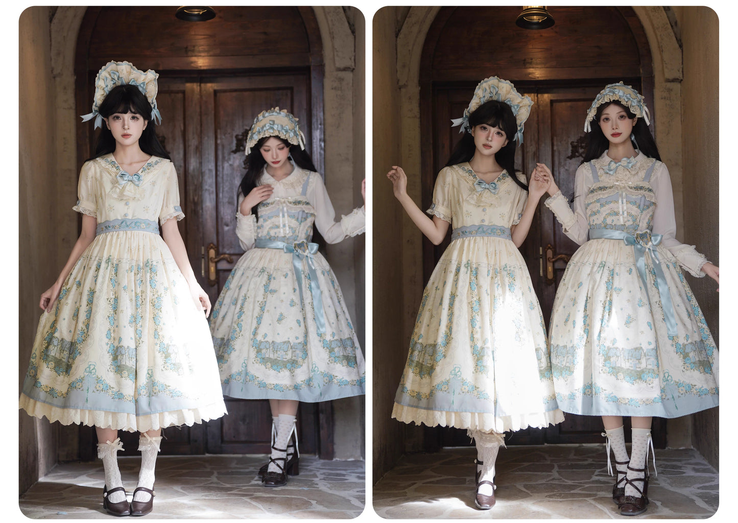 【受注予約~4/16】Rose Greenhouse ワンピース・ジャンパースカート・ブラウス・スカート【LittlePlum】