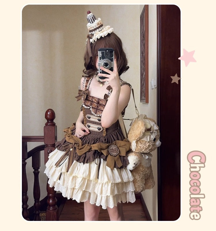 [Pre-orders until October 9th] Hazelnut Cocoa Dress/Jumper Skirt [Doujingo]