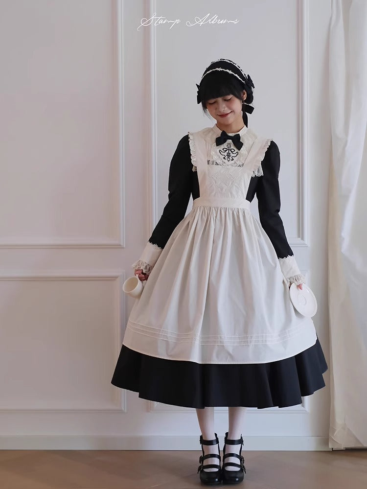 【受注予約~10/6】Witch's Tea Break エプロン【Stamp Albums】