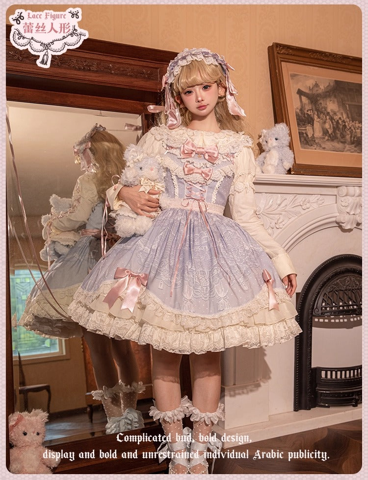 【受注予約~12/23】Race Doll ジャンパースカート(タイプ3)【花与珍珠匣】