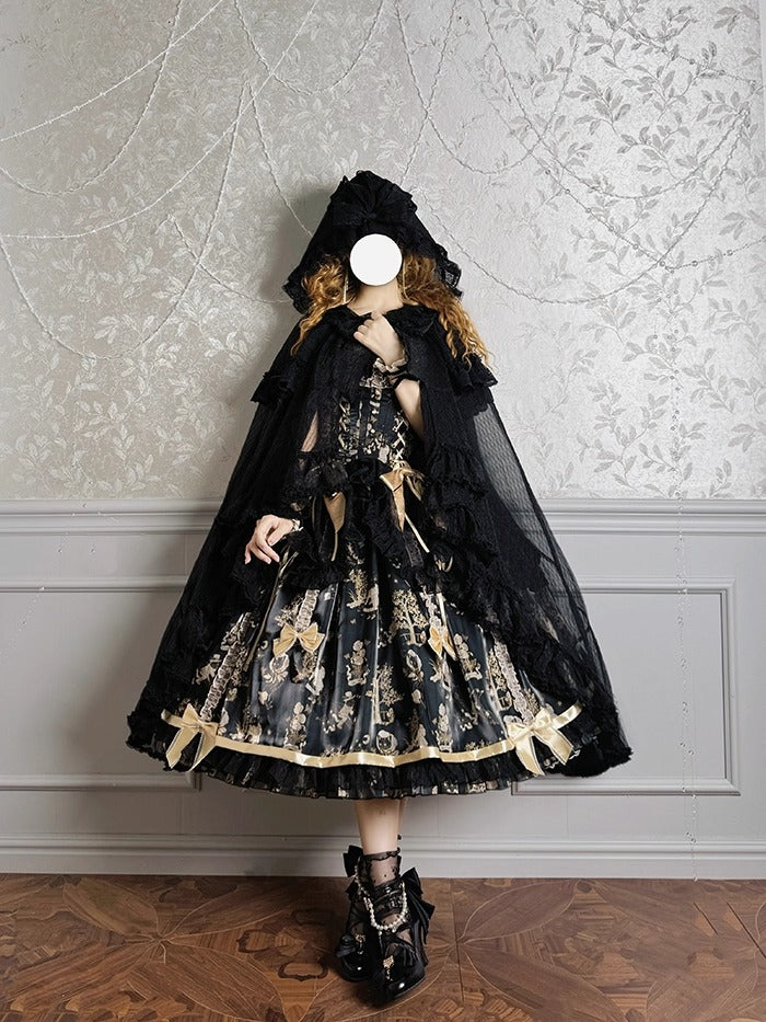 【受注予約~9/11】Gilded Dream レースマント【双生小熊】