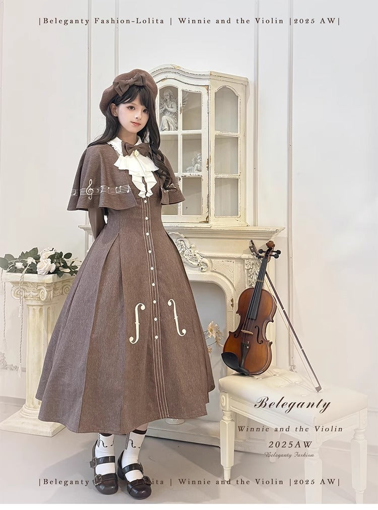 【受注予約~11/18】Winnie and the Violin ワンピース【Beleganty】