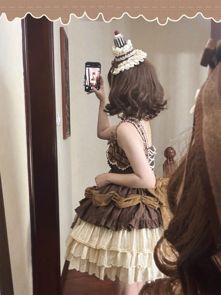 [Pre-orders until October 9th] Hazelnut Cocoa Dress/Jumper Skirt [Doujingo]