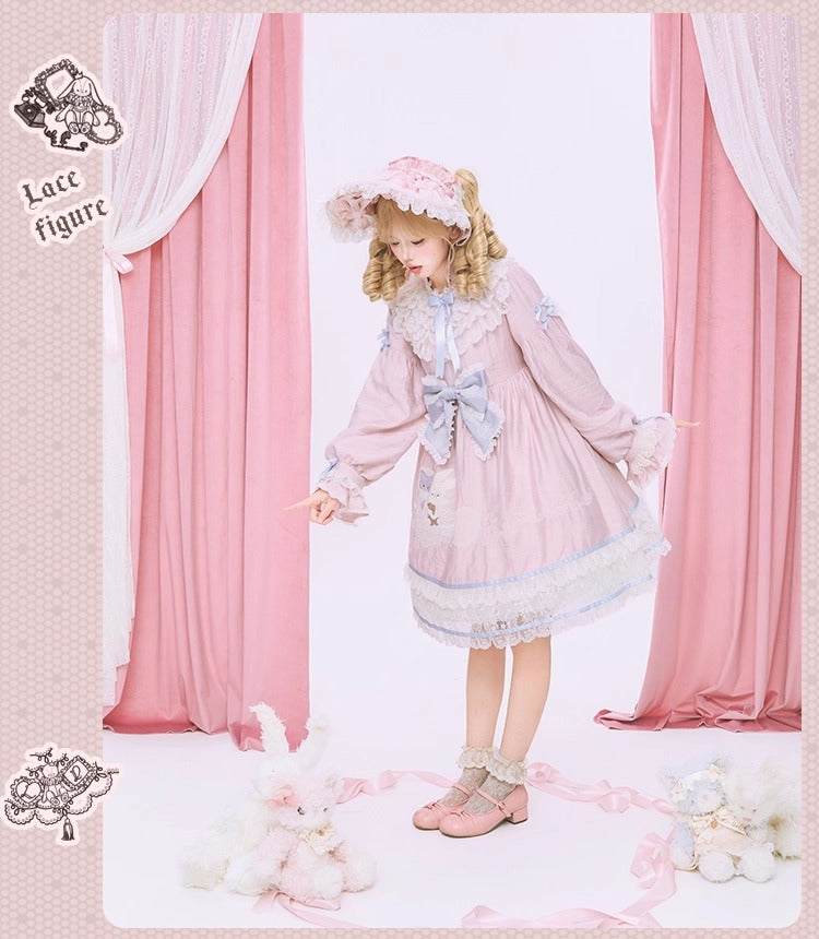 【受注予約~12/23】Race Doll ワンピース(タイプ5)【花与珍珠匣】