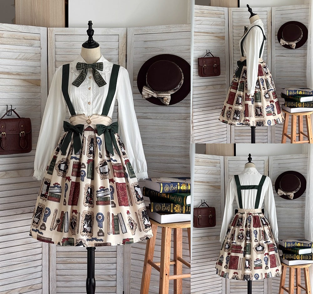 【受注予約~10/22】Wheat Book サロペット【Miss Cube】