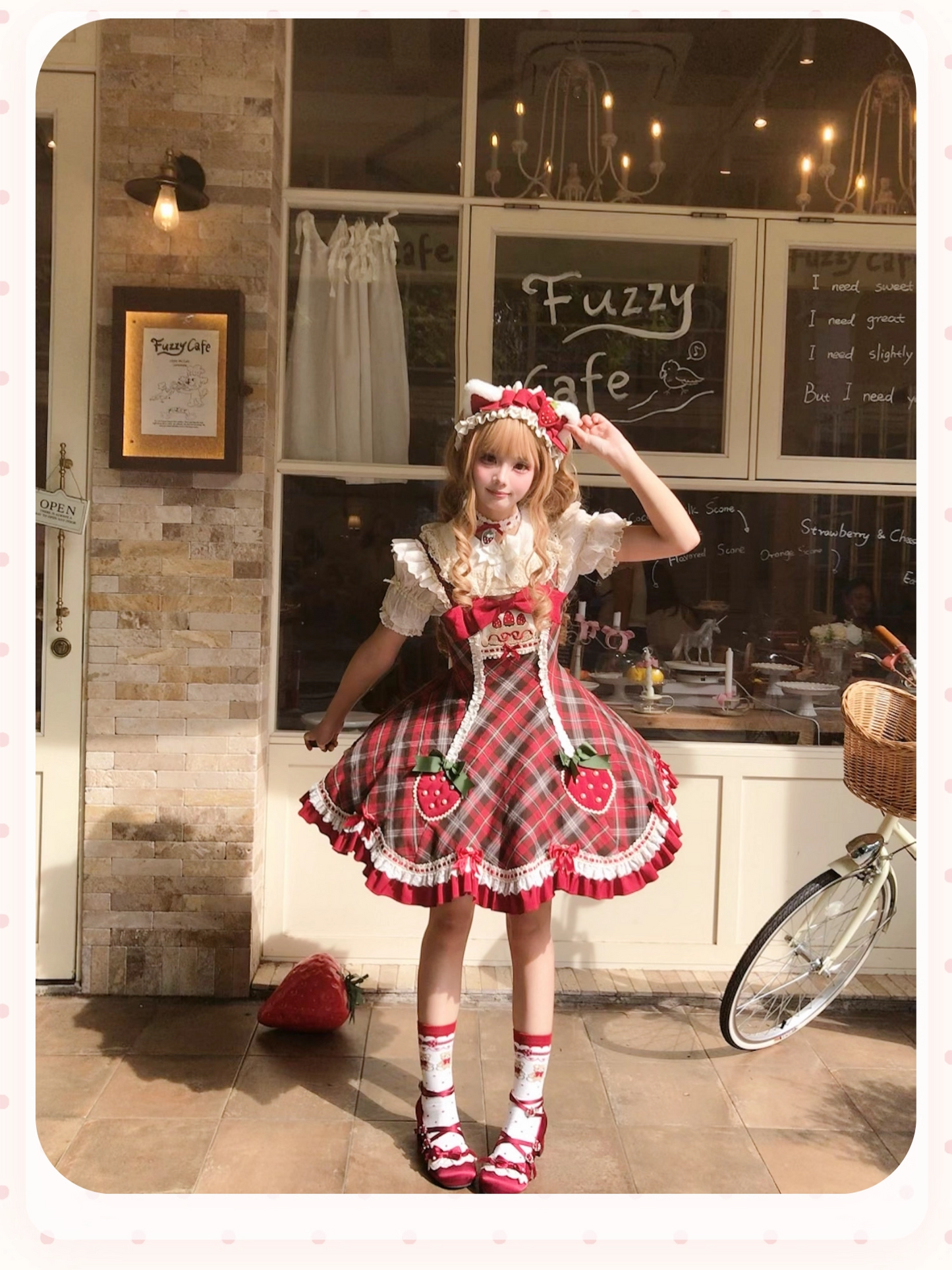 【受注予約~10/20】Rare Berry Box ジャンパースカート・ヘッドドレスセット【櫻姫】