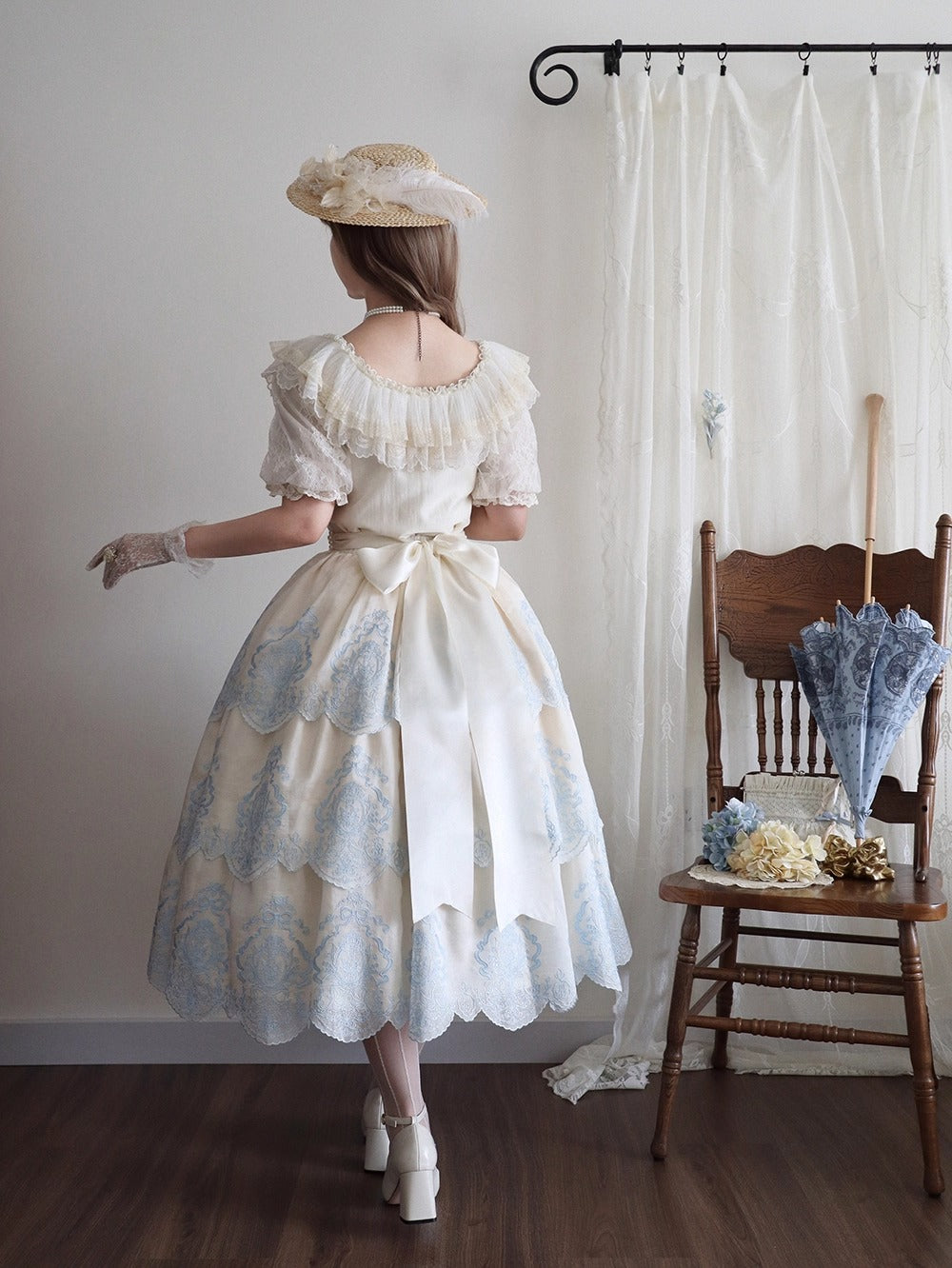 【受注予約~9/25】Point Gardens スカート【Miss Point】