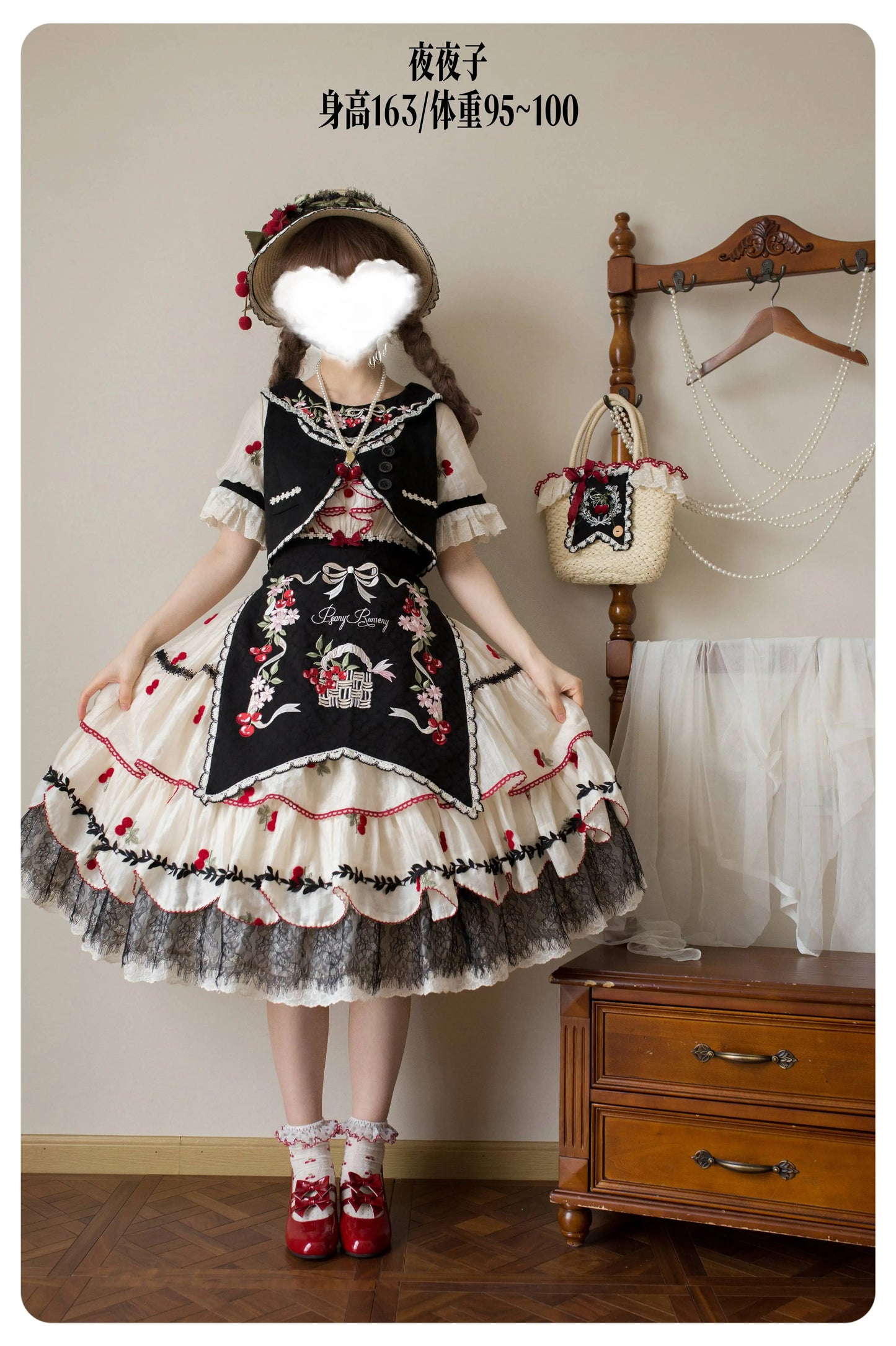 【受注予約~5/28】Cherry Baileys ワンピース・フルセット【Peony】
