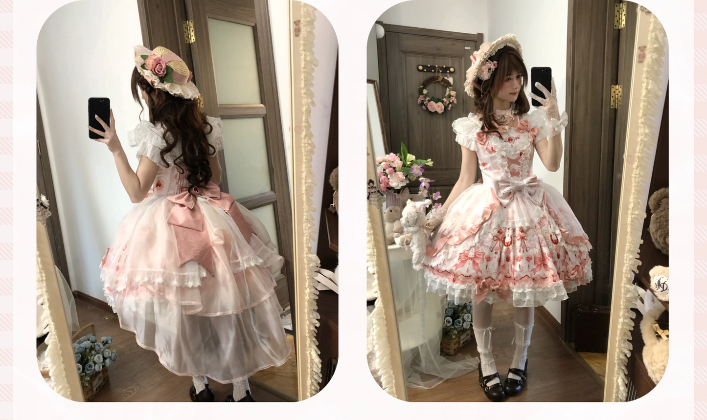 Strawberry Cupid Bunny ジャンパースカート【PG Lullaby】