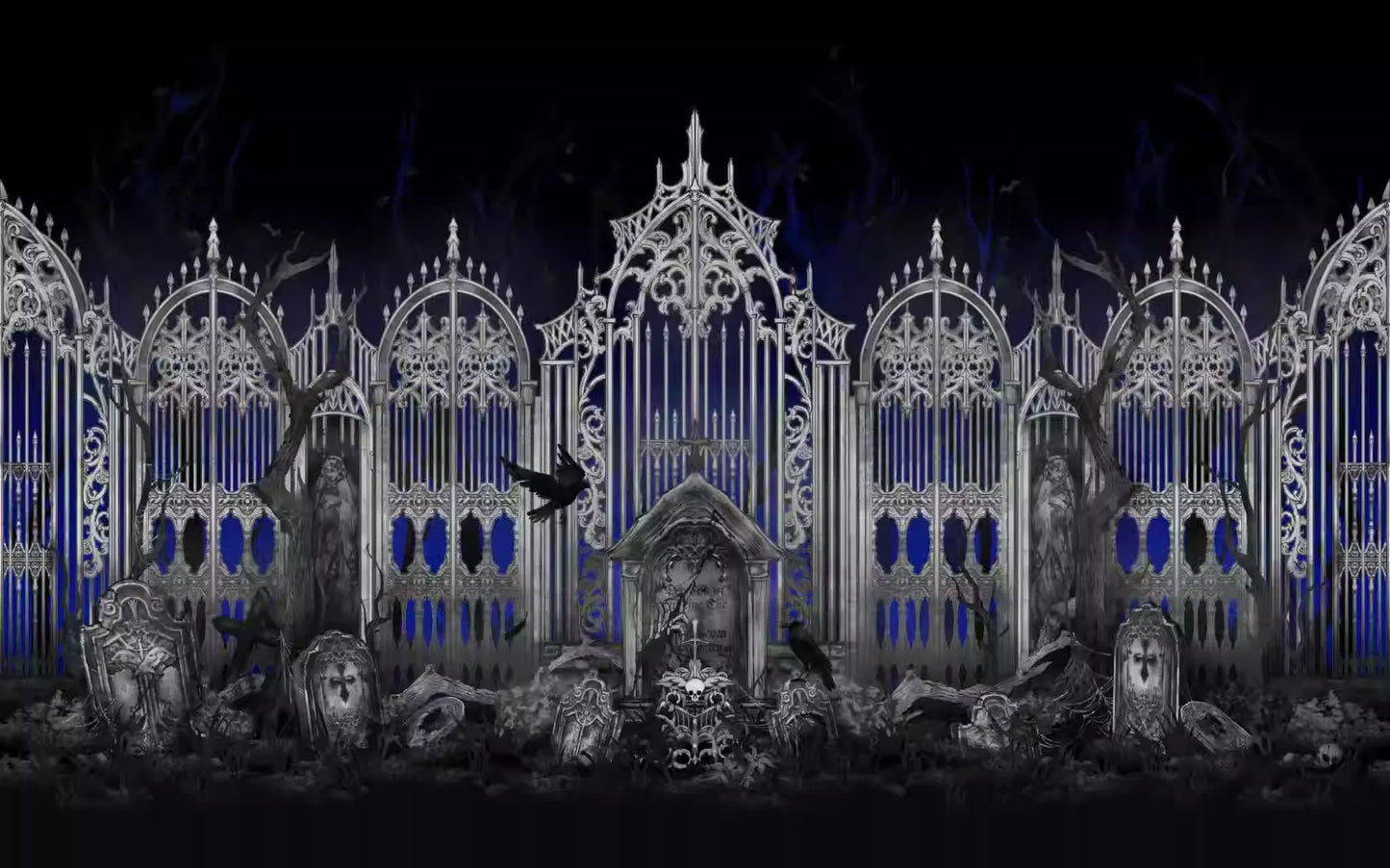 【受注予約~4/16】Crow Shadow Cemetery スカート(タイプ２)【GalaxyKey】