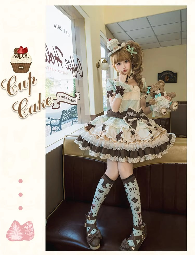 【受注予約~1/26】CupCakes ワンピース【花与珍珠匣】