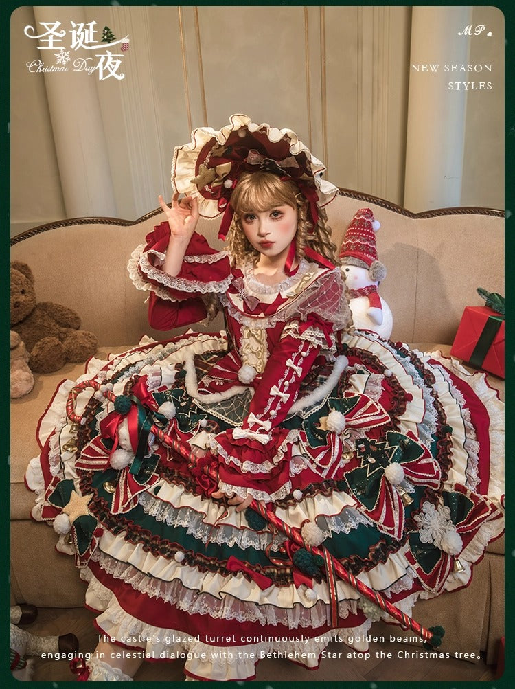 【受注予約~10/28】Christmas Eve ワンピース・ジャンパースカート【花与珍珠匣】