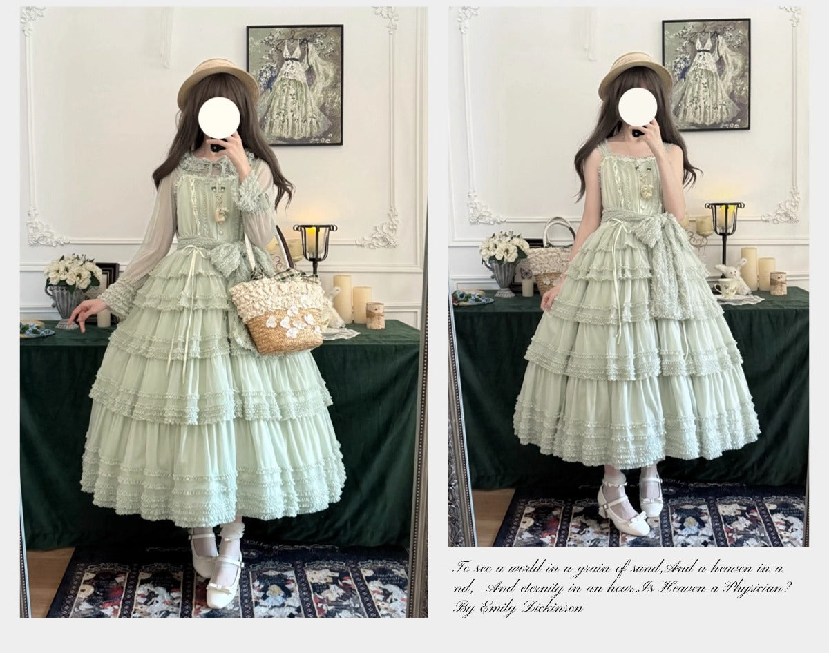 【受注予約~12/24】Lillian's Summer ジャンパースカート(タイプ1・ショート丈)【Spring Flower Language】