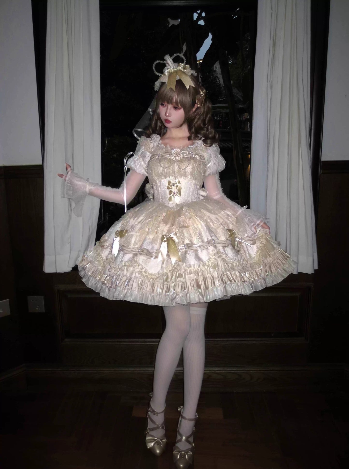 【受注予約~12/25】Gilded Dance Party ジャンパースカート【Starry Messenger】